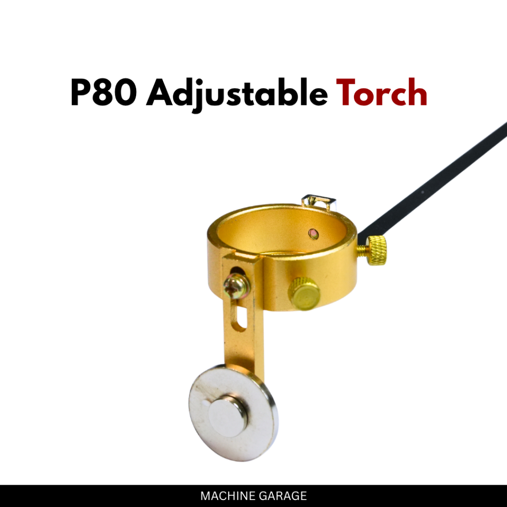 Adsorpsi magnetik Plasma Cutting Torch Round Cutting Roller Guide Wheel p80