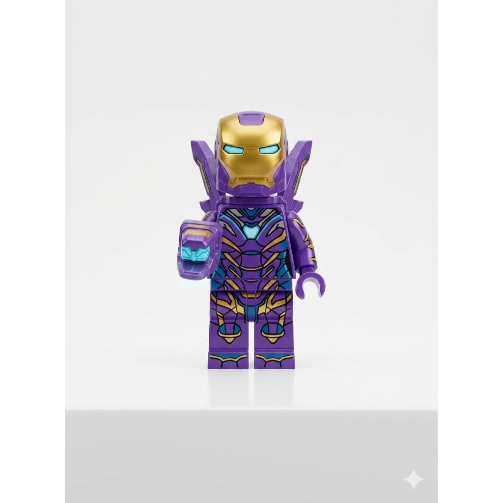 Mainan balok susun minifigure pepper potts iron man brick minifigure ironman