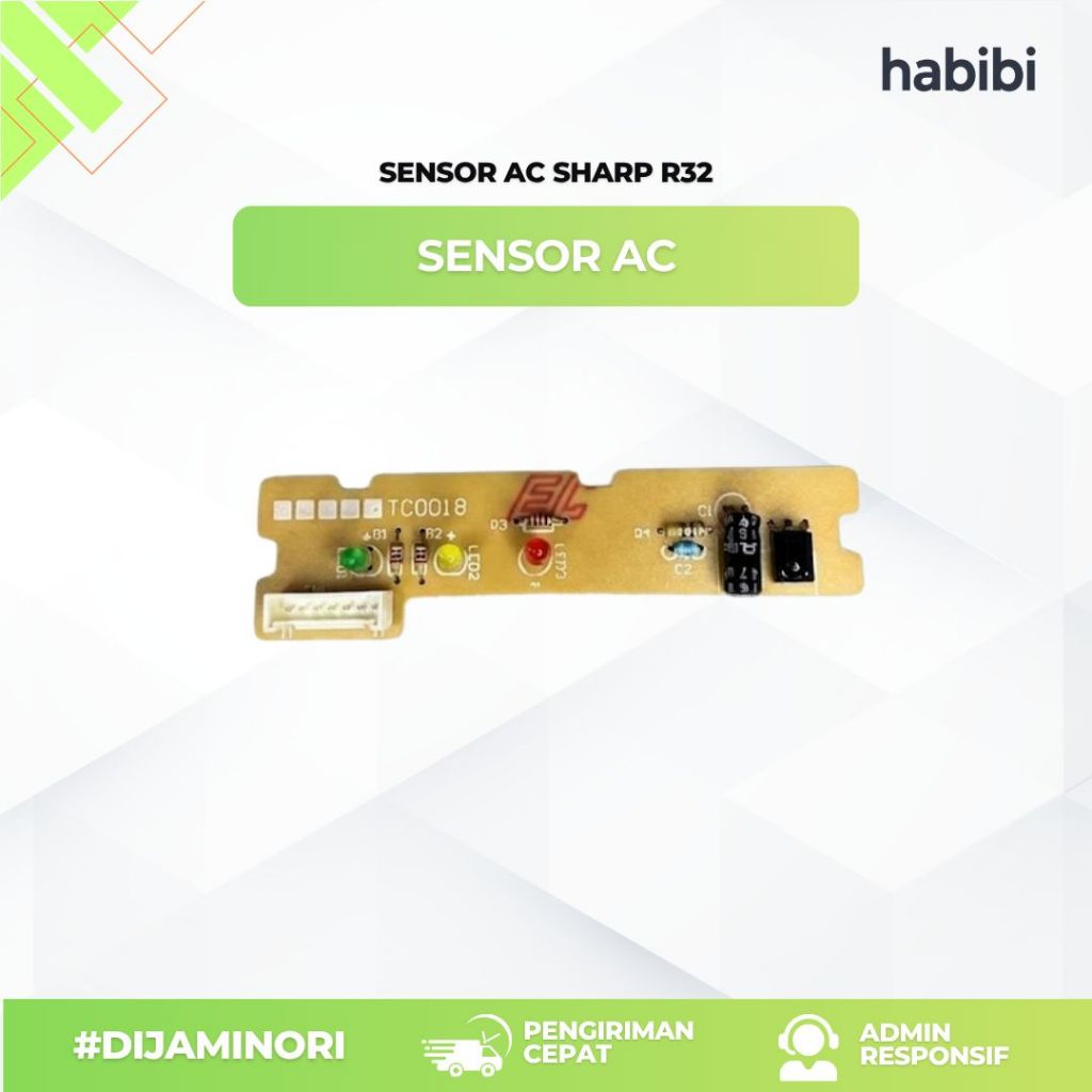 Sensor AC Sharp R32 sensor ac  Pcb modul Sensor receiver indoor  sensor ac SHARP R32  R410