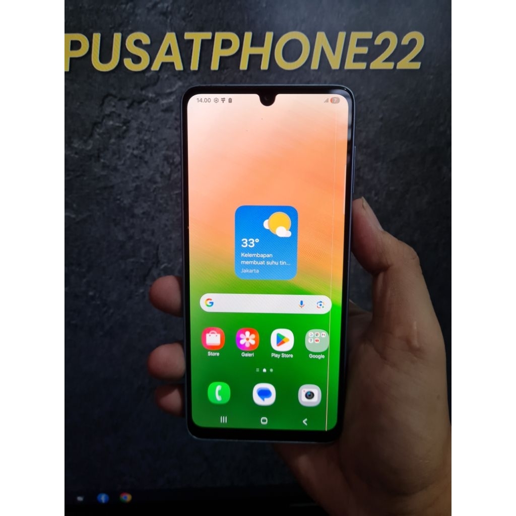 lcd samsung a33 5g original copotan minus kaca retak