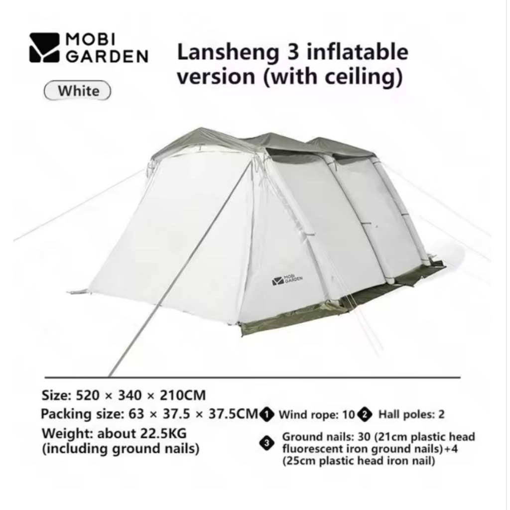Tenda Mobi Garden Lansheng 3 - Preloved