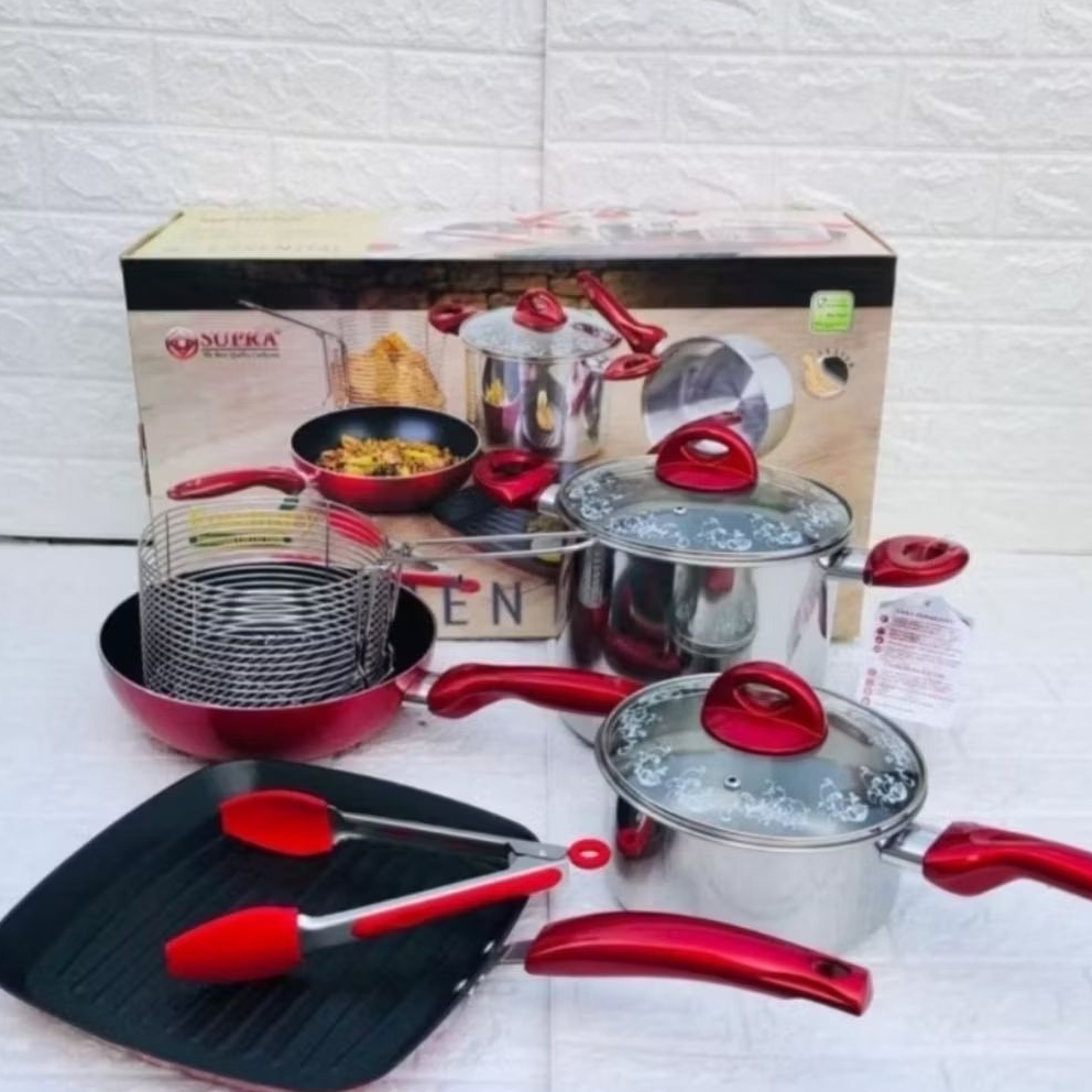 Panci set supra 8 pcs / NEW ESSENTIAL 8 Piece