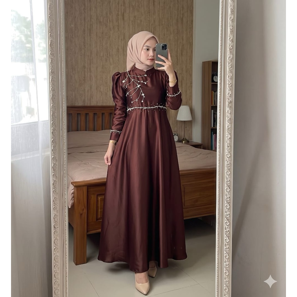 SHAKIRA GOWN PAYET PREMIUM BRIDESMAID KONDANGAN DRESS PESTA GAMIS