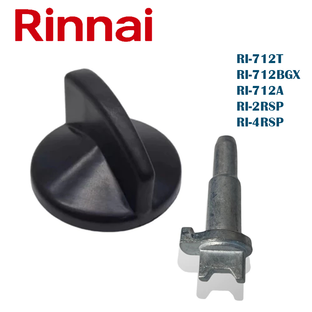 1 SET KNOP KOMPOR BGX + TUAS KOMPOR RINNAI TURBO RI-712T 712BGX 712A RI-2RSP RI-4RSPOriginal