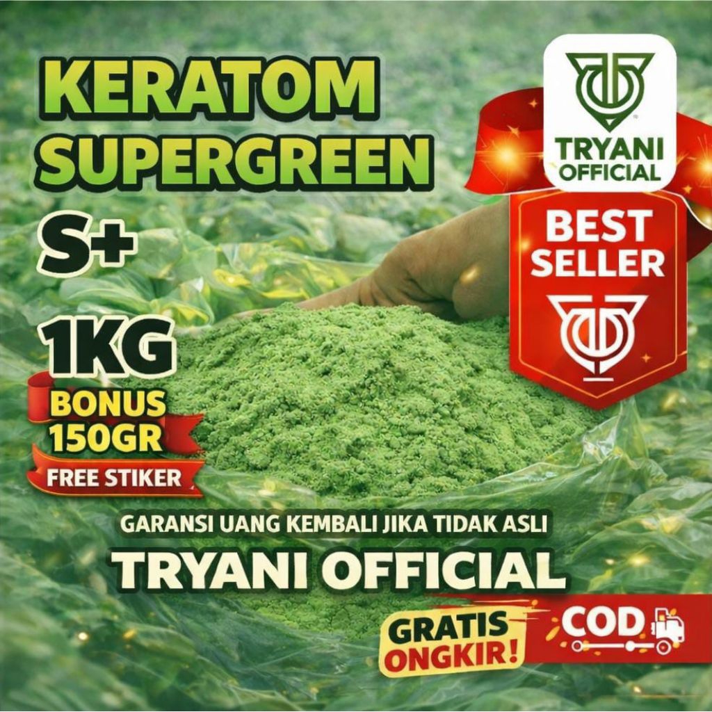 daun bubuk teh hijau alami bumi kalbar