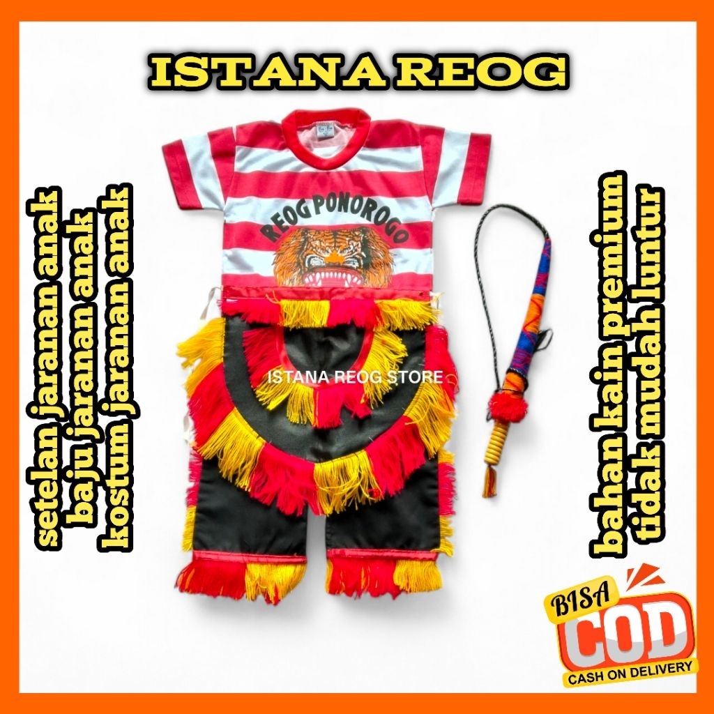 SETELAN JARANAN ANAK / BAJU JARANAN ANAK / KOSTUM JARANAN ANAK / BAJU JARANAN MURAH