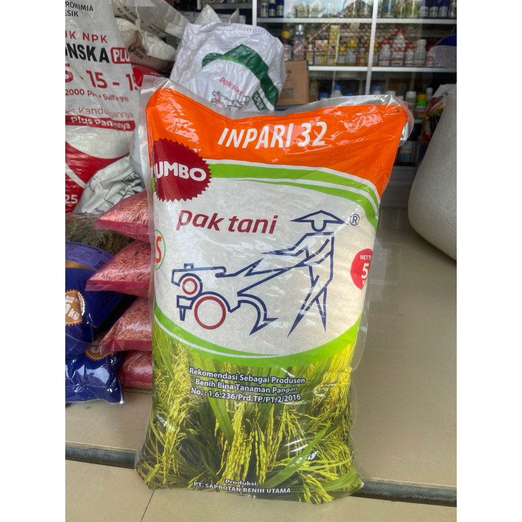Benih padi INPARI 32 JUMBO PAK TANI 5KG
