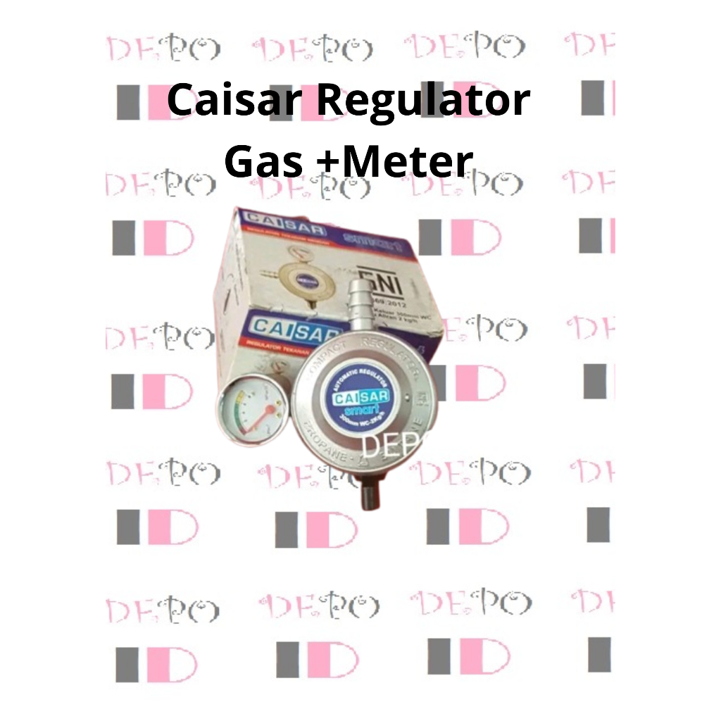CAISAR Regulator Gas + Meter Kepala Gas Premium Caisar