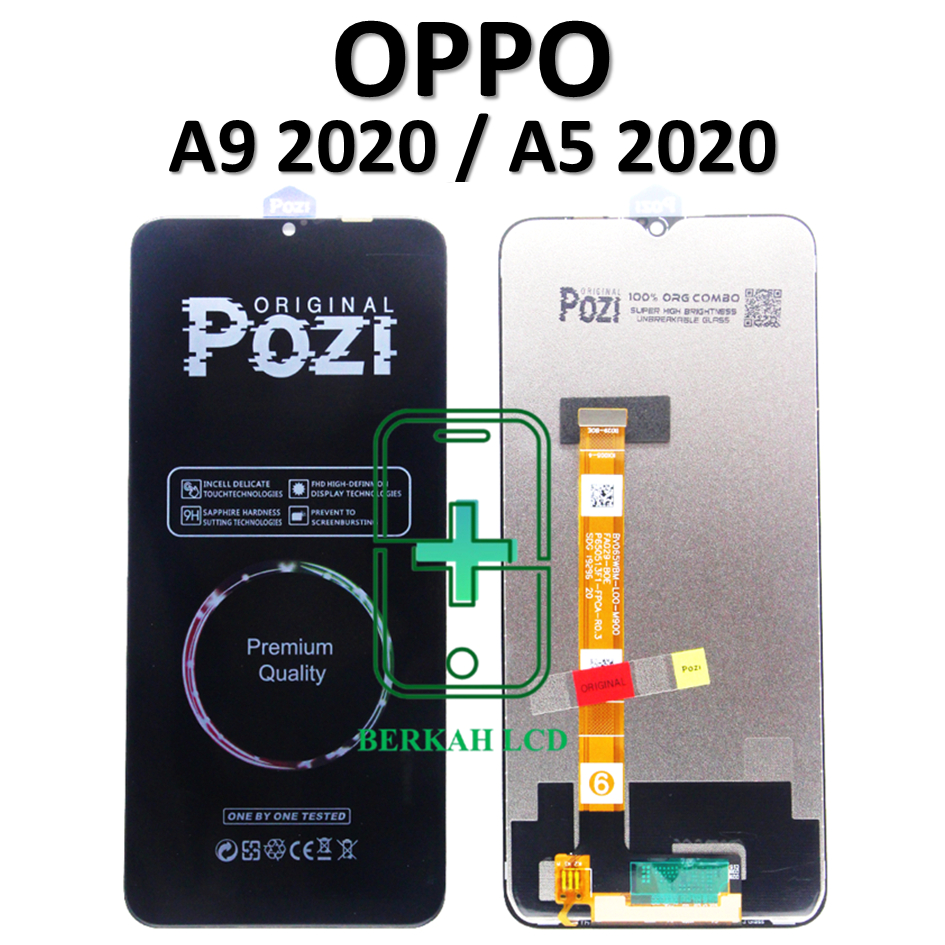LCD TOUCHSCREEN OPPO A9 2020 / A5 2020 FULLSET ORIGINAL COMPLATE 100%