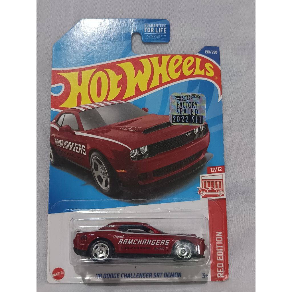 HOT WHEELS - '18 DODGE CHALLENGER SRT DEMON ORIGINAL