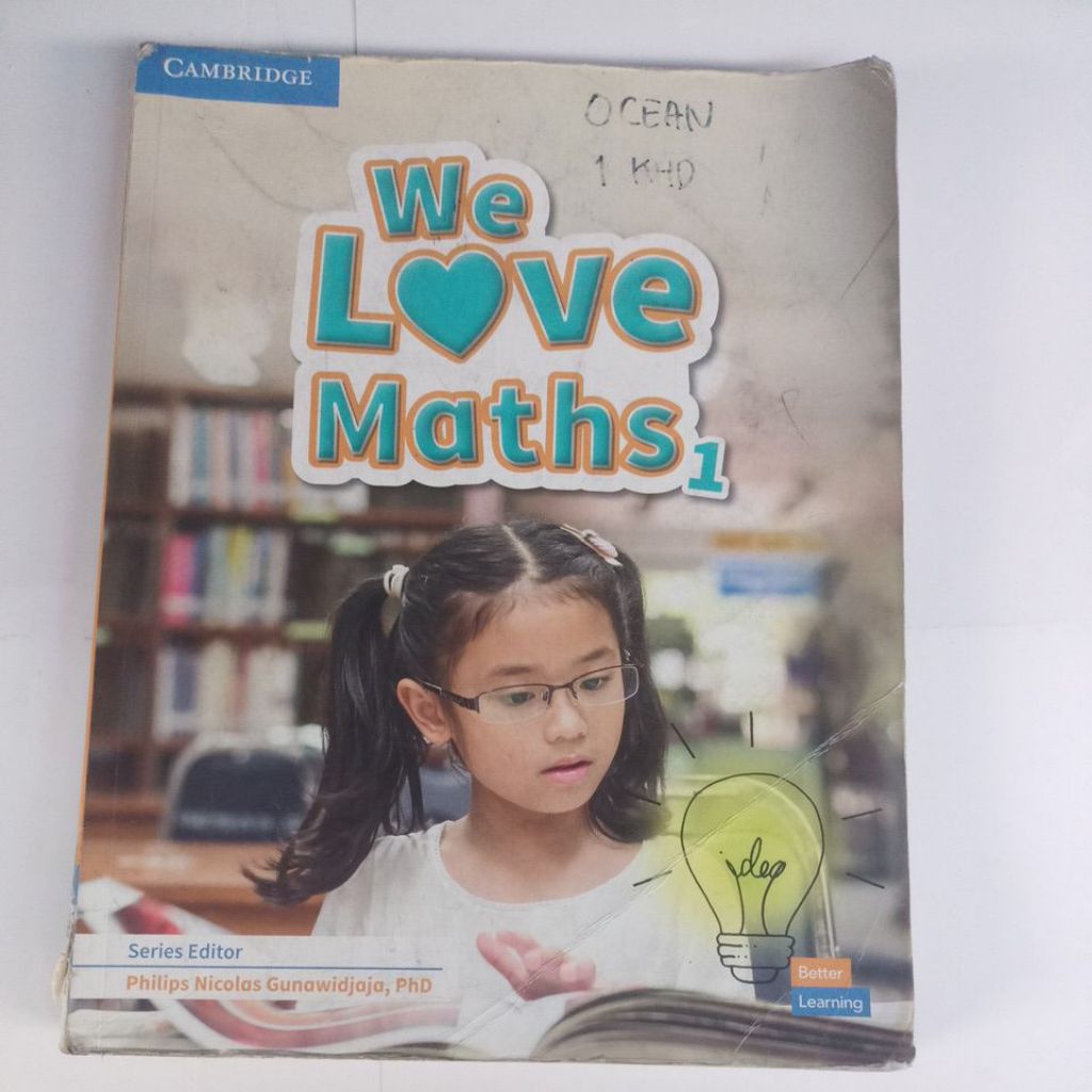 buku we love maths 1 Cambridge