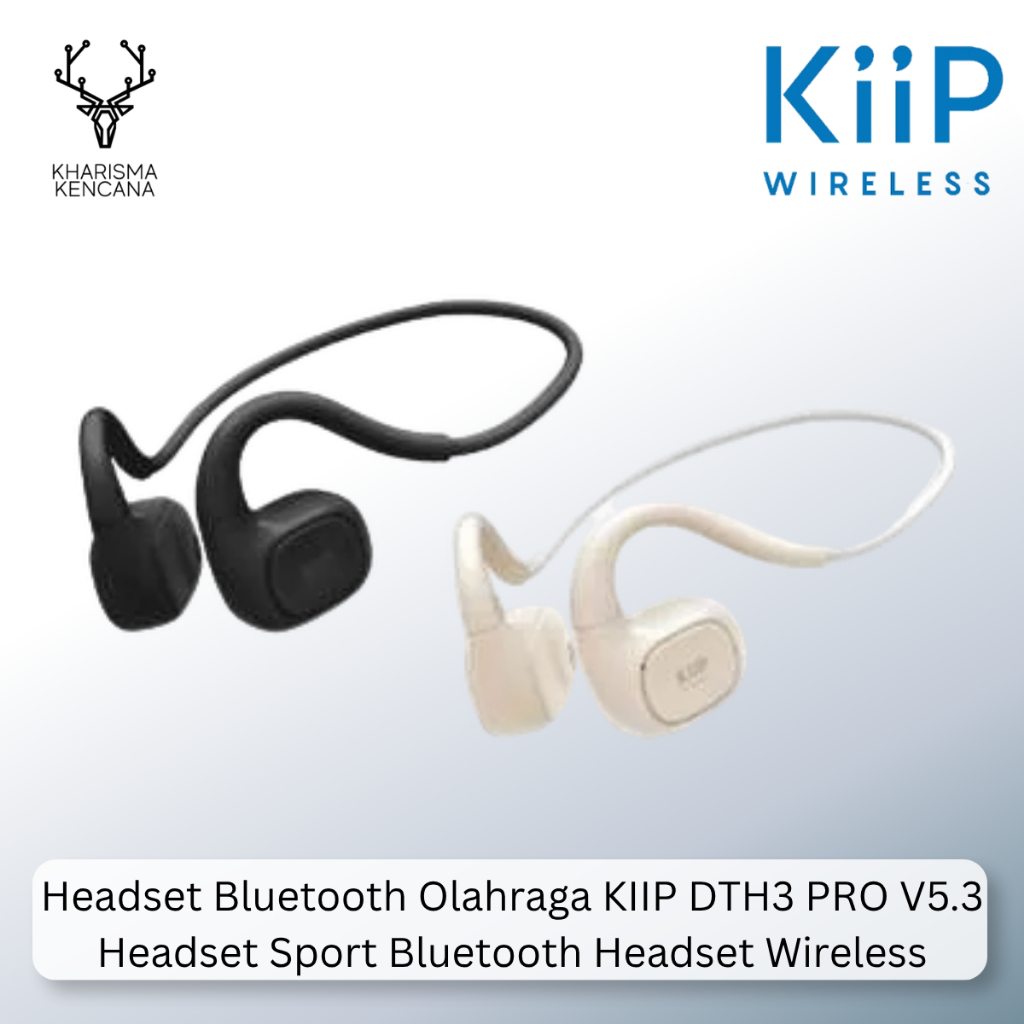 Headset Bluetooth Olahraga KIIP DTH3 PRO V5.3 Headset Sport Bluetooth Headset Wireless