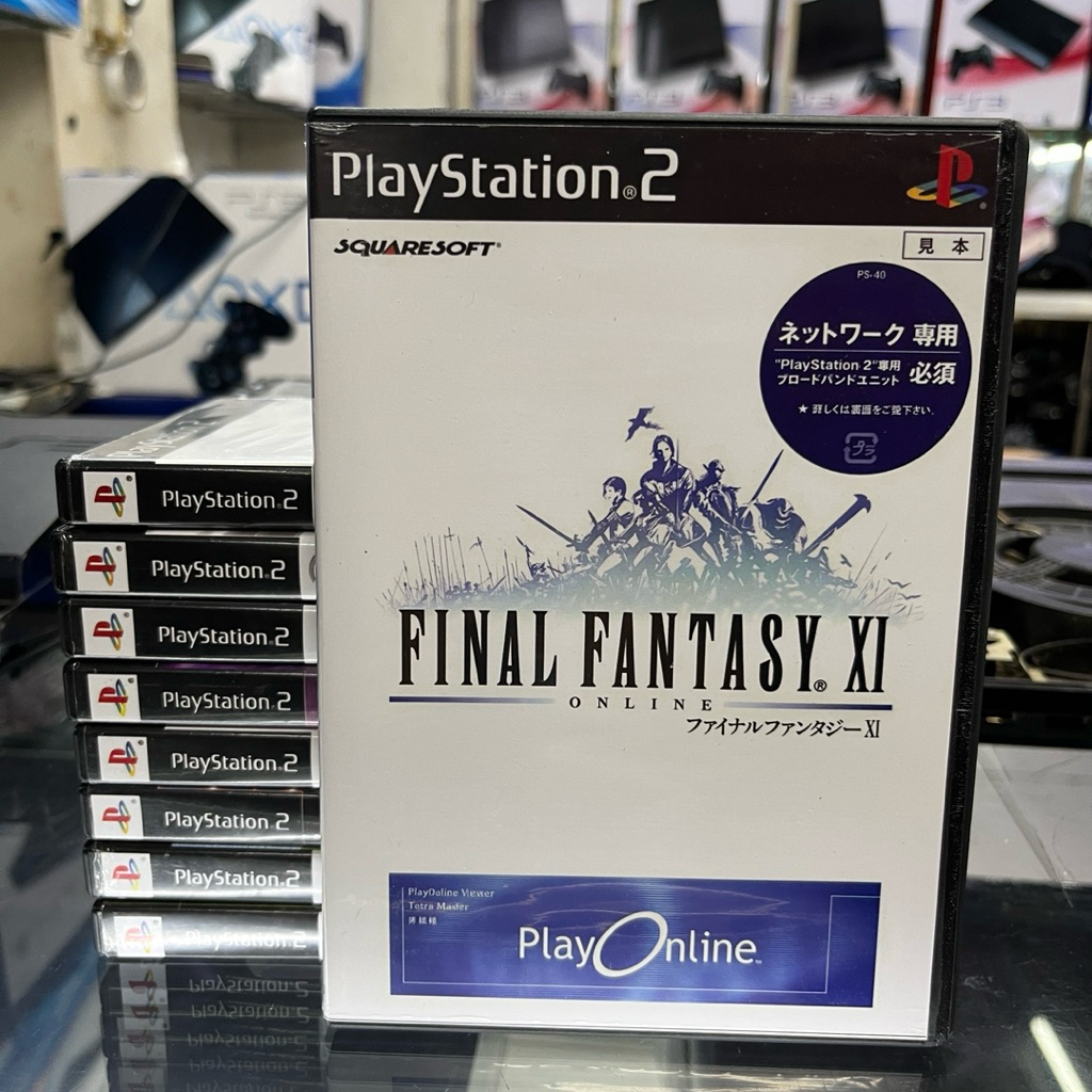 Final Fantay 11 Online (NTSC J) PS2 kaset original cd game ps 2