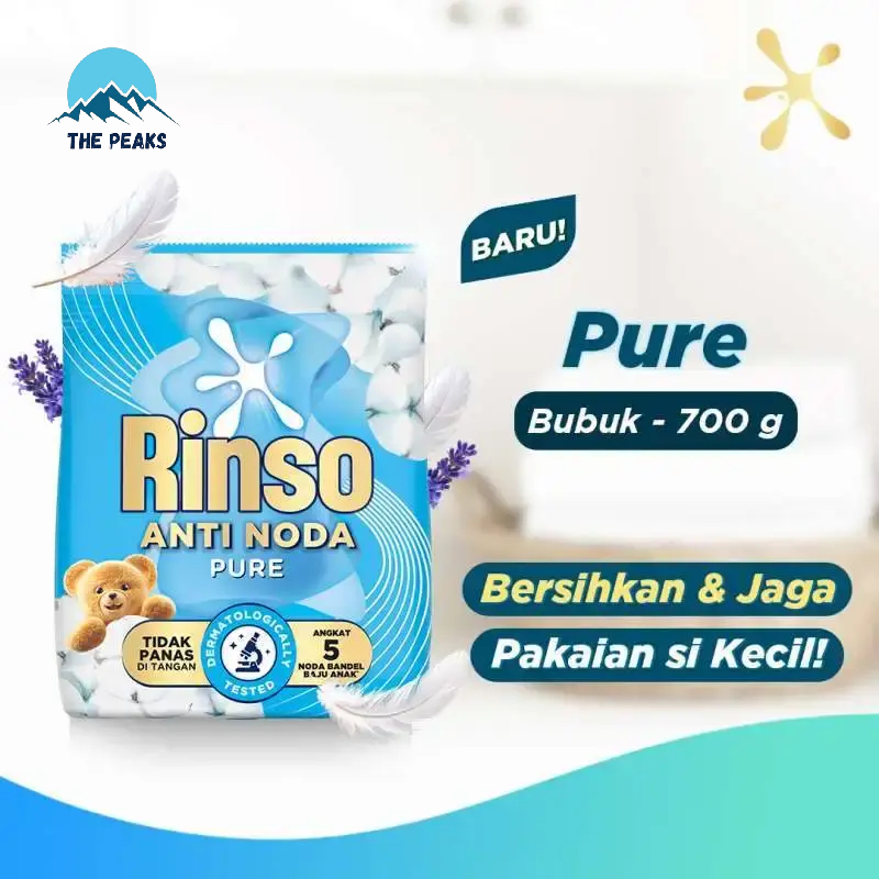 (The Peaks) Rinso Anti Noda Pure Deterjen Bubuk 2750gram