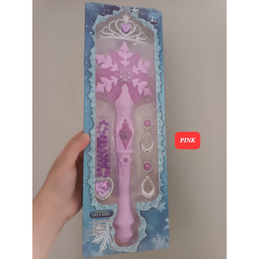 mainan magic wand tongkat lampu mainan anak princess tongkat peri tongkat princess