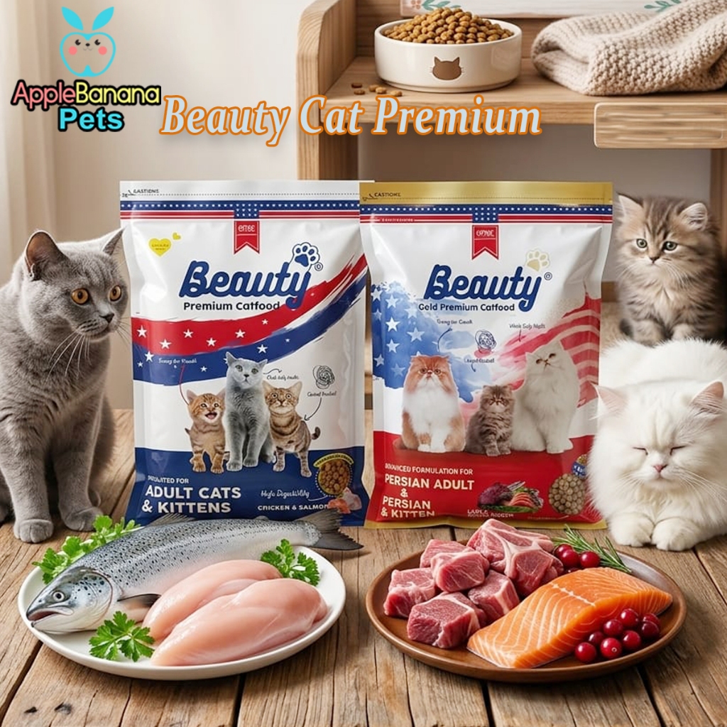 Makanan Kucing Beauty - Beauty Gold Persian - Beauty Premium - Makanan Kucing Kering - Cat Food