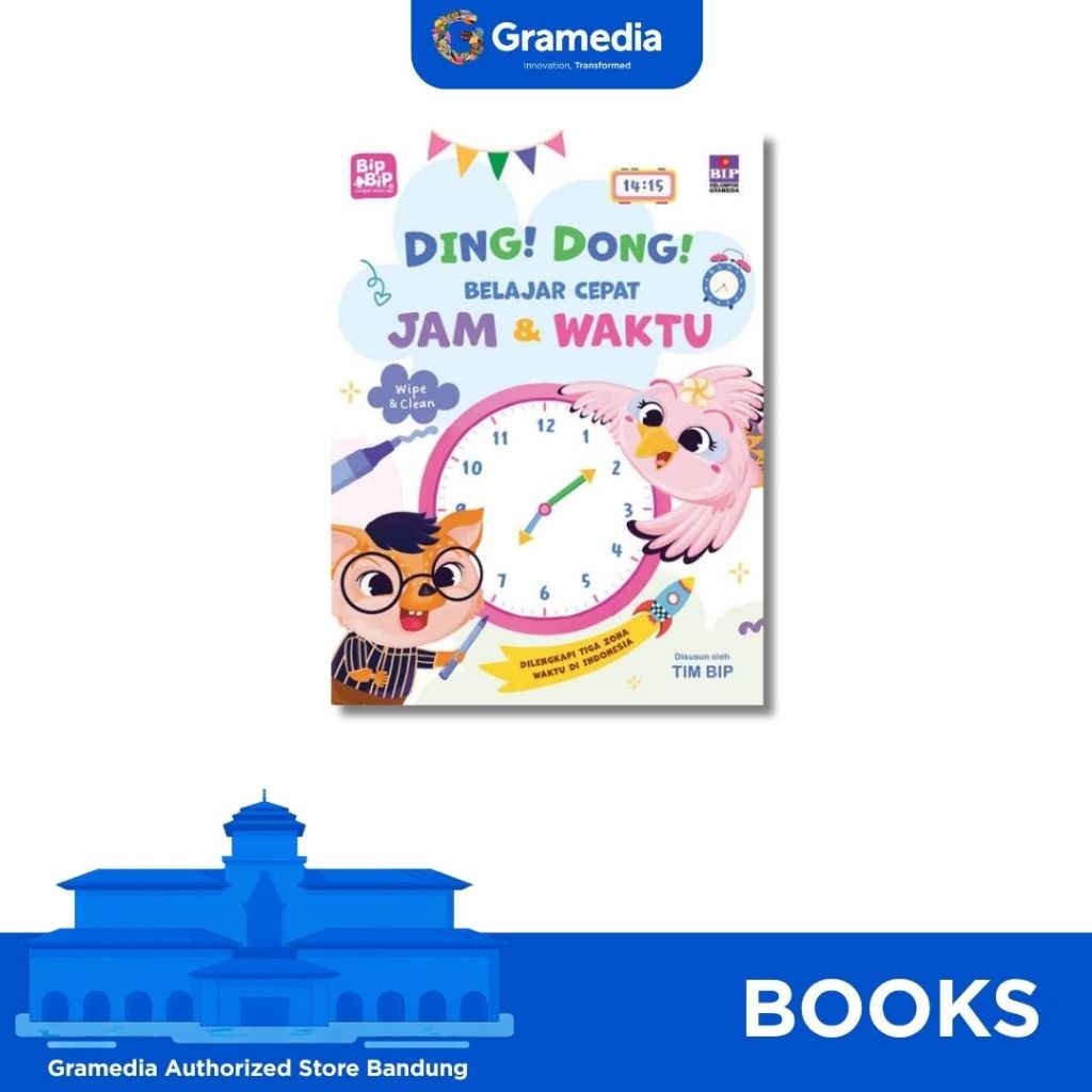 Gramedia Bandung - Ding Dong Belajar Cepat Jam Dan Waktu