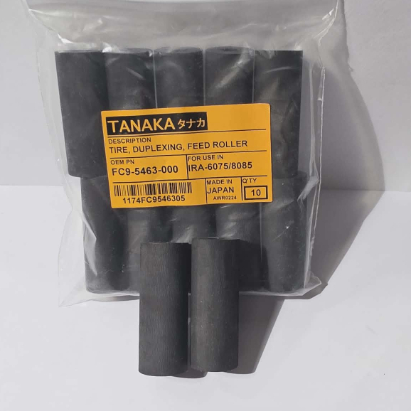KARET VERTICAL MESIN FOTOCOPY IRA 6075 6275 6575 TANAKA JEPANG 1 SET 2PCS