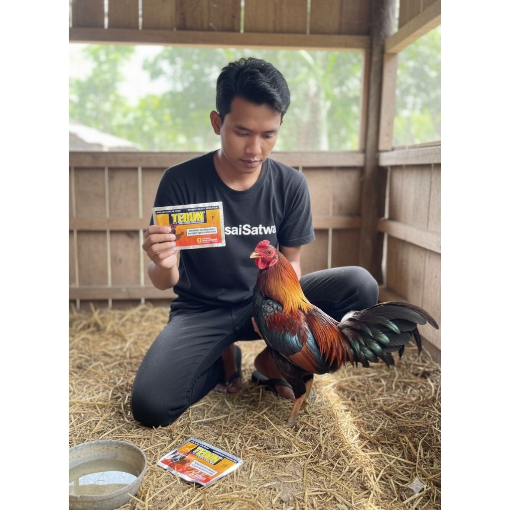 1 BOX 20 SACHET TEDUN MENGATASI AYAM TEDUN KAKI AYAM BENGKAK PINCANG