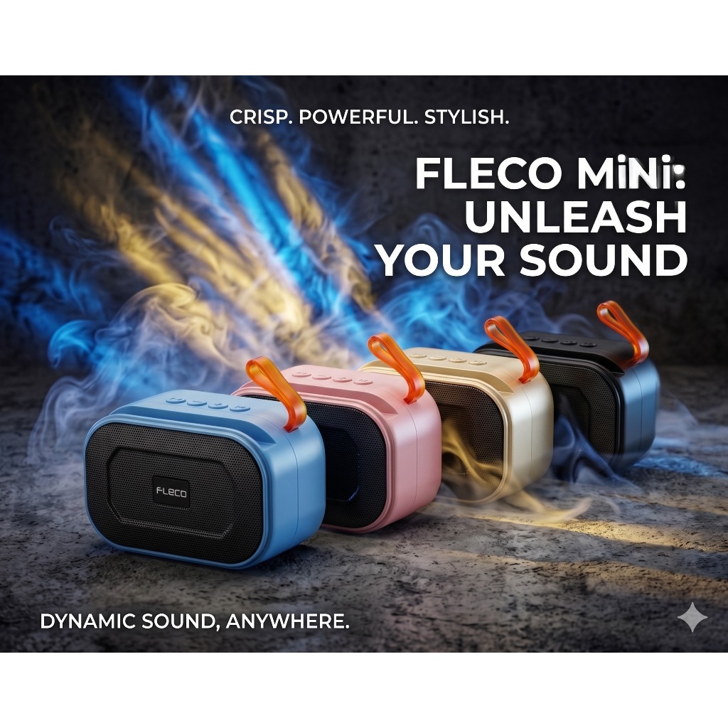 BEST SALE Speaker Portable Wireless FLECO F-301 KL / Speaker Bluetooth Suara X-Bass / model baru