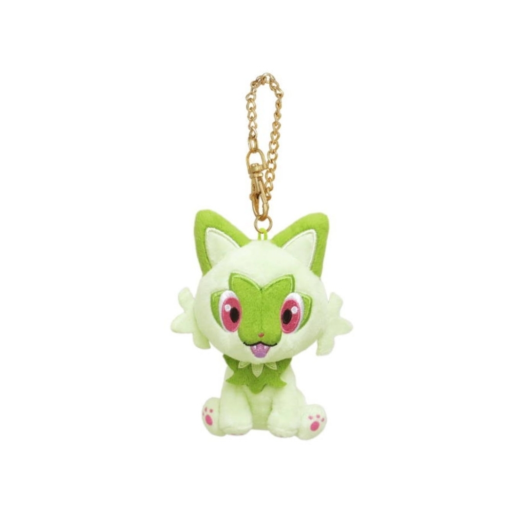 Boneka Plush Keychain Pokemon Sprigatito Original Pocket Monsters