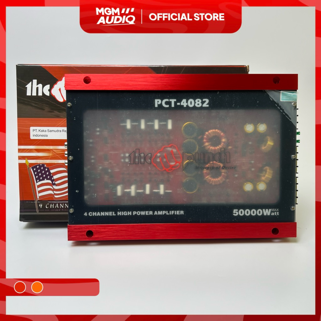 Power Amplifier The Punch PCT 4082 4 Channel 5000 PMPO High Power