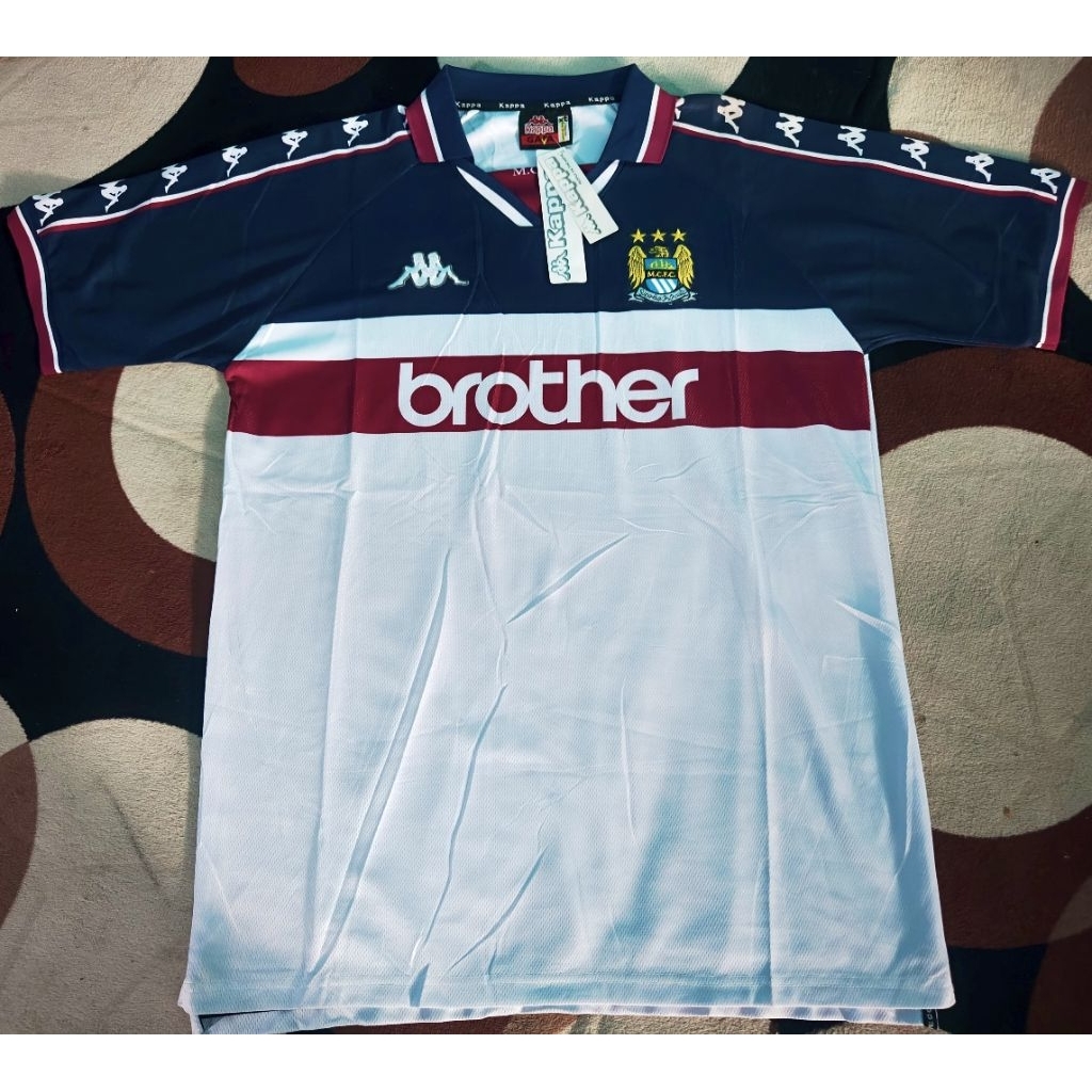 Jersey Sepak Bola Manchester city Retro Away 1997