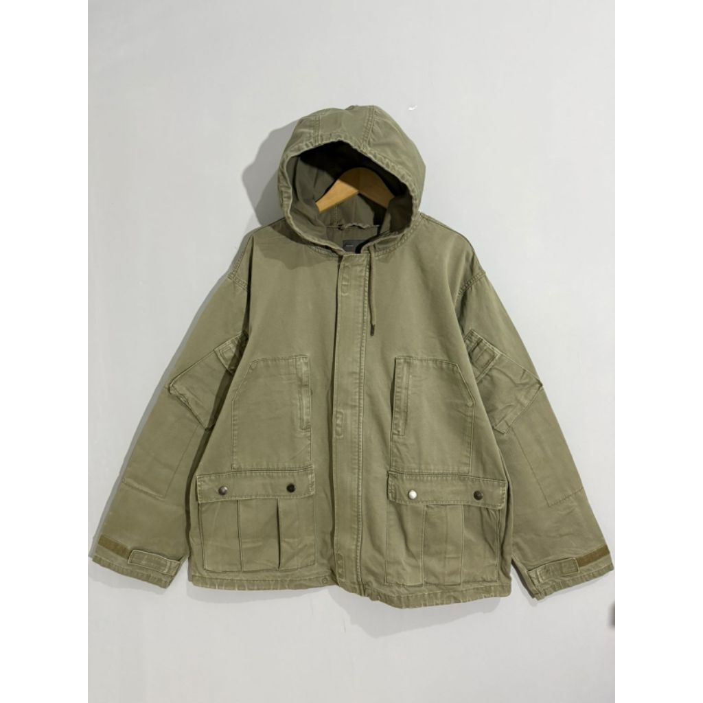 Jacket Zara Man Military Parka
