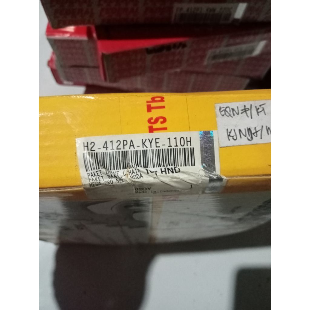 gear set Megapro new monoshock VERZA CB150VERZA