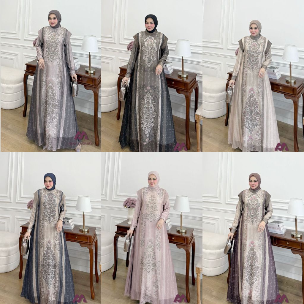 Sameha vol 11 dress gamis terbaru premium ORI By HMF LUXURY
