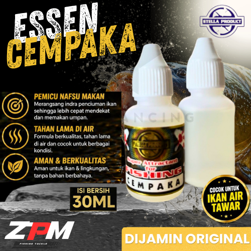 Essen Pancing Cempaka 30ml Stella Aroma Bunga Ikan Mas Patin Nila