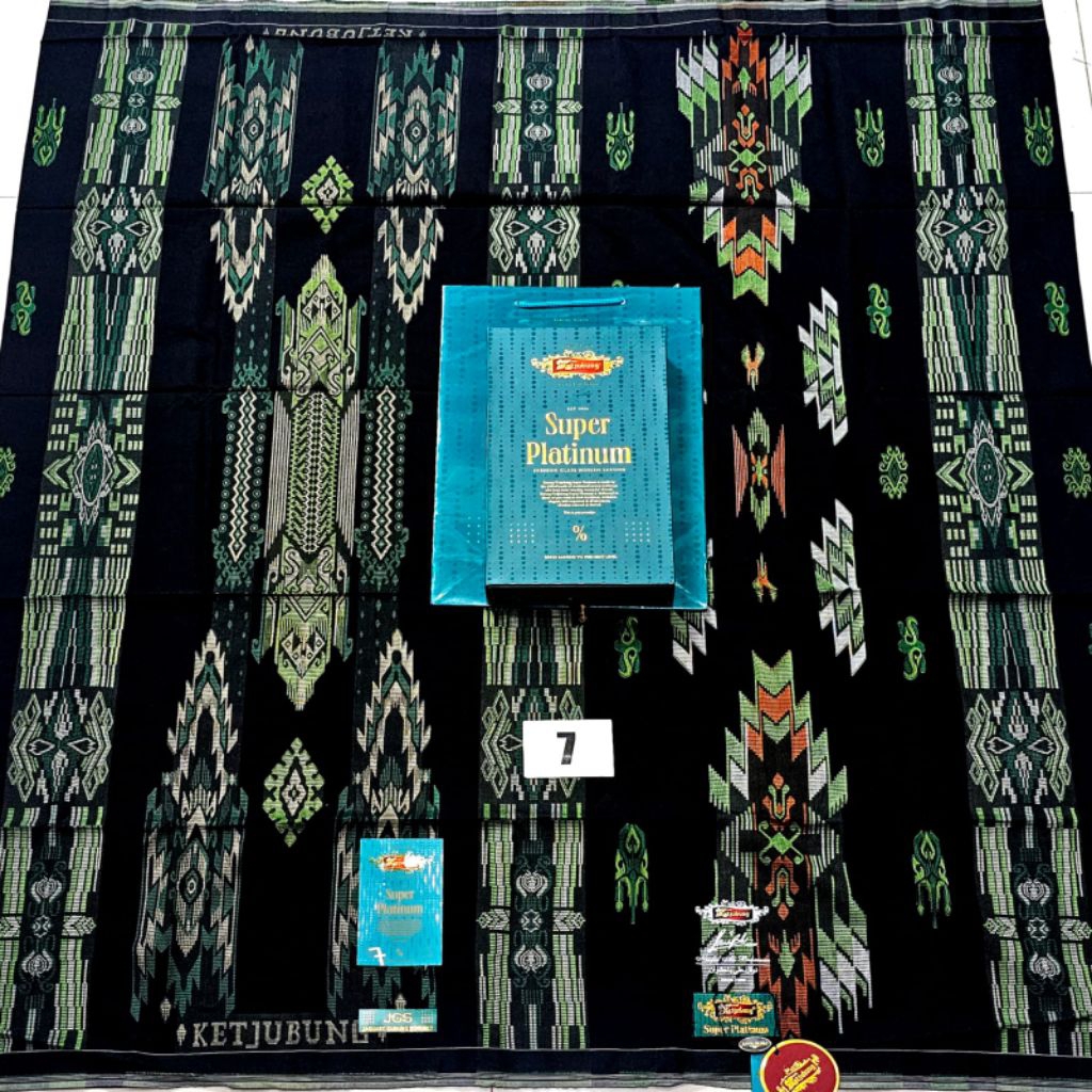 SARUNG KETJUBUNG SUPER PLATINUM BYFIRF TAMPILAN MEWAH BOX+TANDATANGAN 100 ORIGINAL