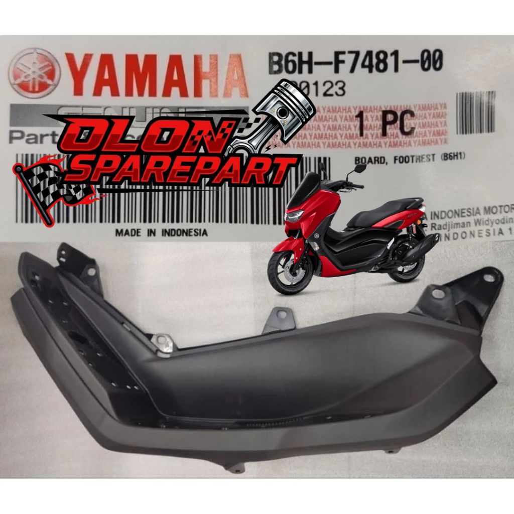 BORDER PIJAKAN KAKI ALL NEW NMAX 155 ORIGINAL YAMAHA B6H-F7488-00 B6H-F7481-00