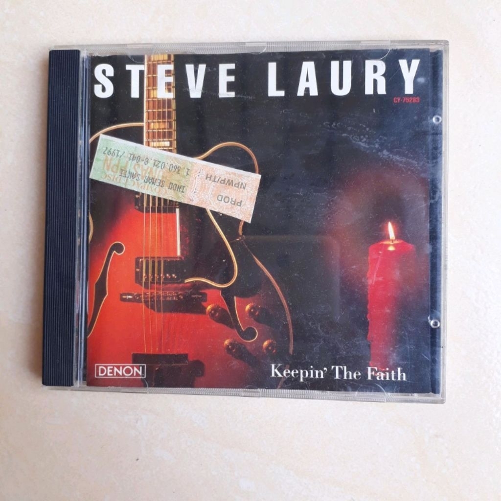 CD STEVE LAURY ALBUM KEEPIN THE FAITH / THE HIFI WORLD OF ELECTRIC GUITAR STEVE LAURY