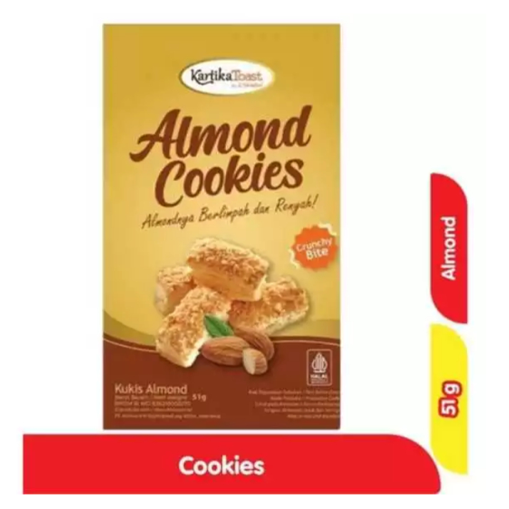 Kartika Toast Almond Cookies 51g