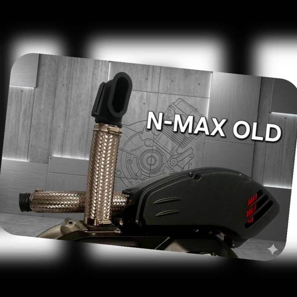 Selang Hawa NMAX Old Stainless Paket Komplit