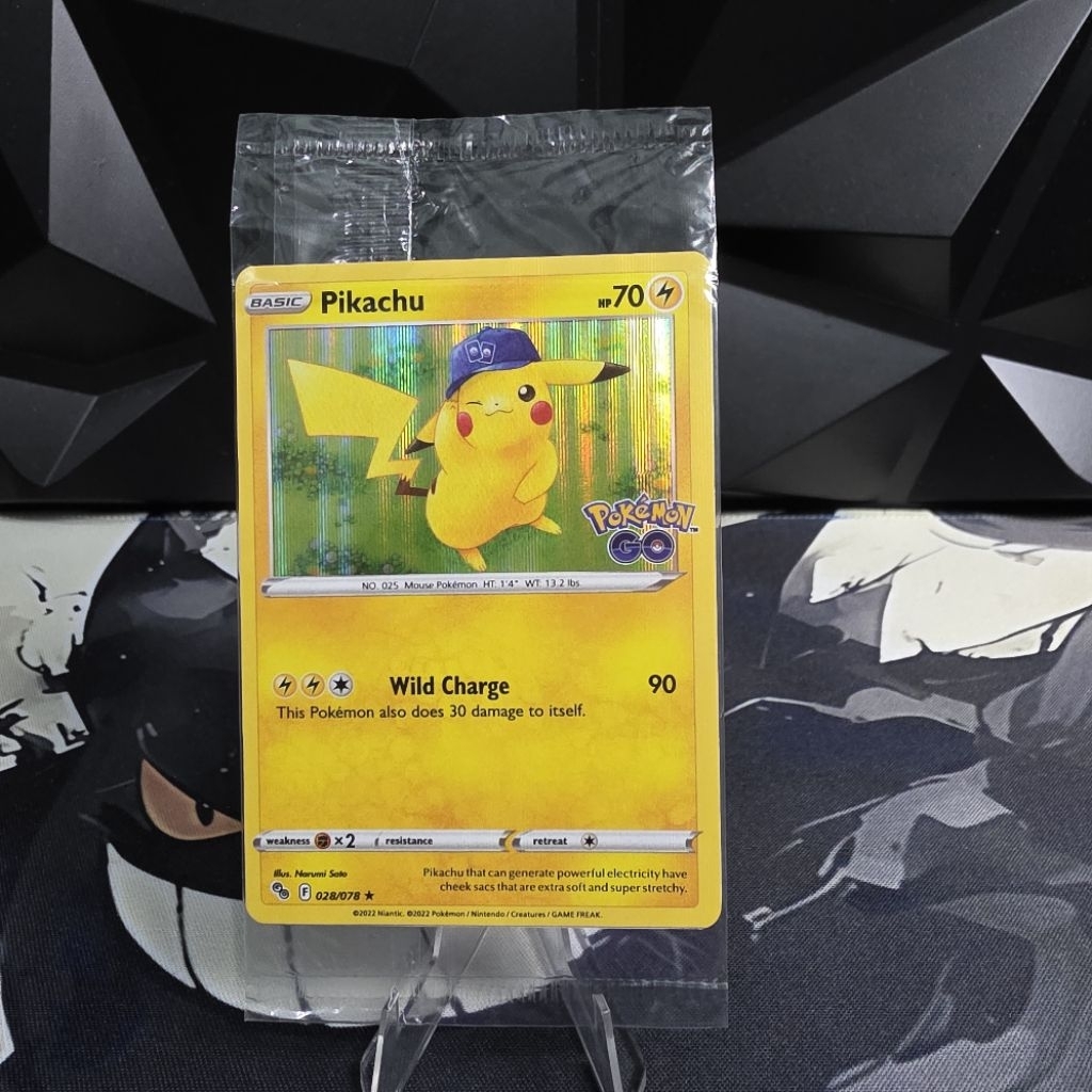 Tcg (SEALED) Pokemon Pikachu Promo Pokemon GO Eng
