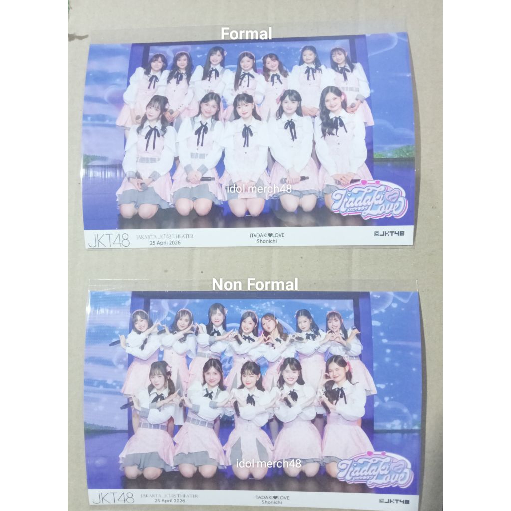 MERCHANDISE OFFICIAL JKT48 Jastip (PG) PHOTOGRUP Shonichi Team Fassion - Dream - Love || Shenshuraku