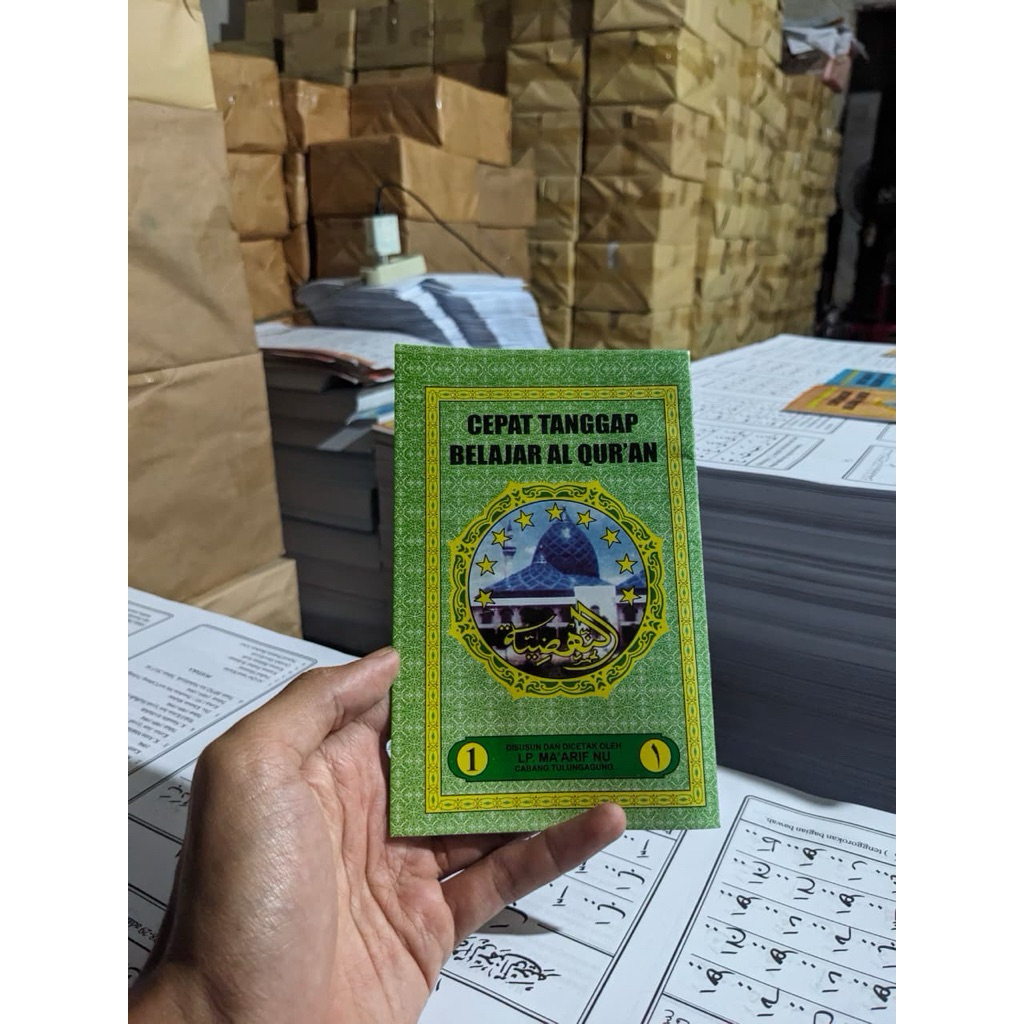Cepat tanggap belajar Al quran an nahdliyah , iqro jilid annahdiyah jilid 1- 6, buku belajar mengaji