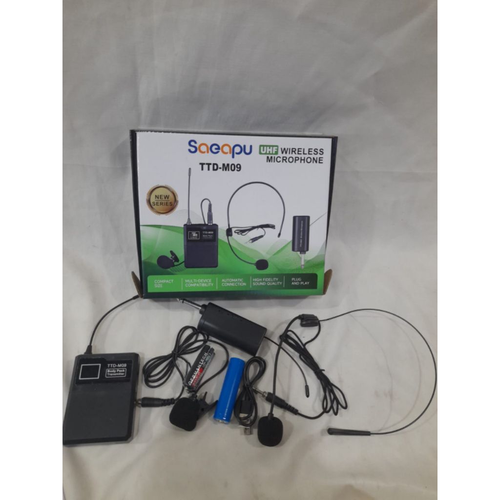 Mic jepit uhf wireless