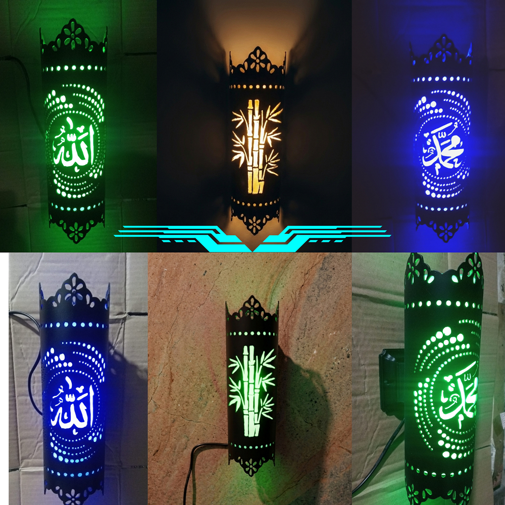 lampu hias tempel dinding estetik hiasan lampu dinding teras kamar ruang tamu