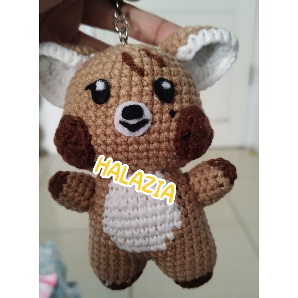 plush KEYCHAIN crochet JJOPOO (BACA DESKRIPSI)