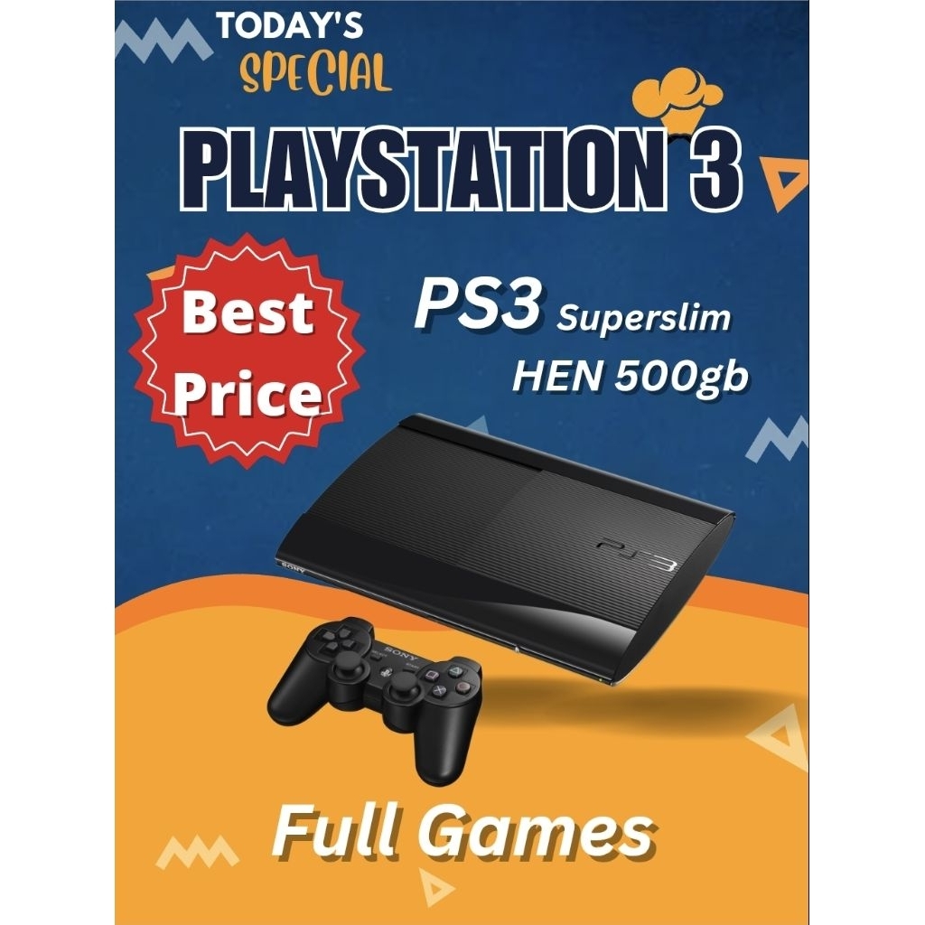 PS3 Superslim Hen 500gb seri 40xxx