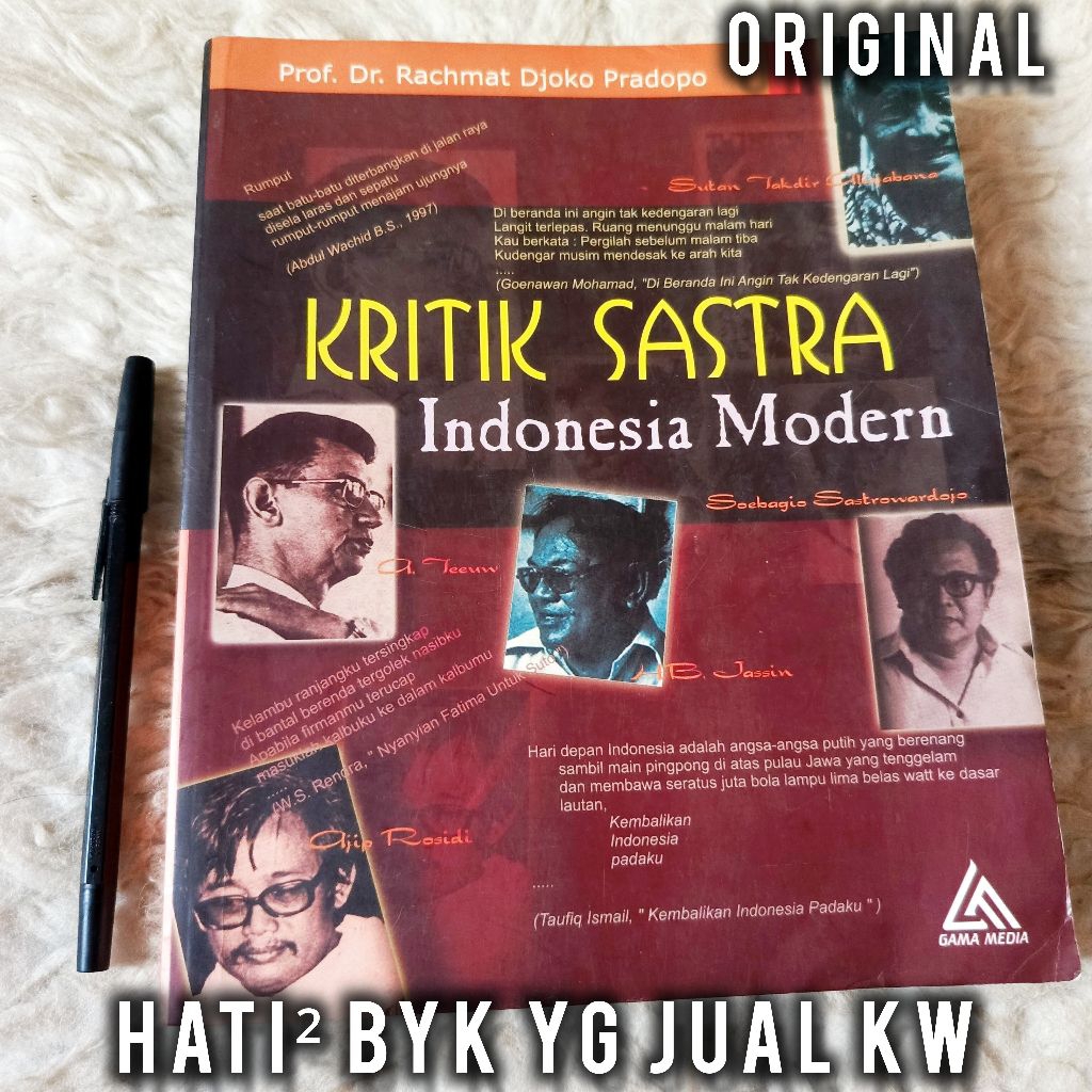 ORI kritik sastra indonesia modern prof dr djoko pradopo