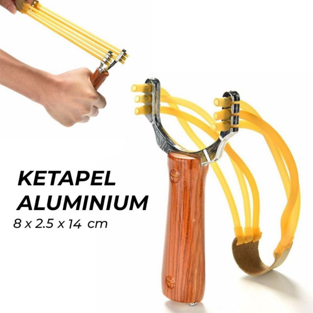 Ketapel Berburu Slingshoot ABS Alumunium Alloy