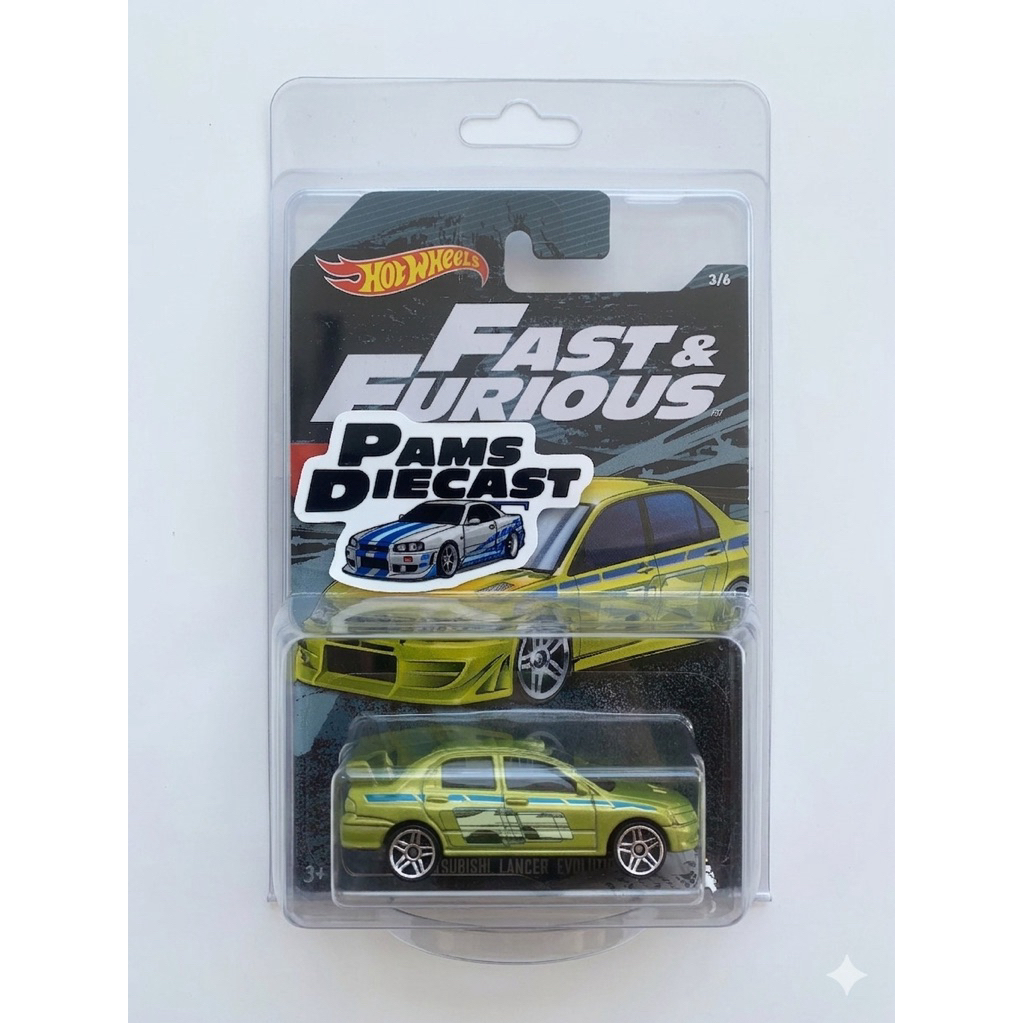 Hot Wheels Mitsubishi Lancer Evolution Fast & Furious