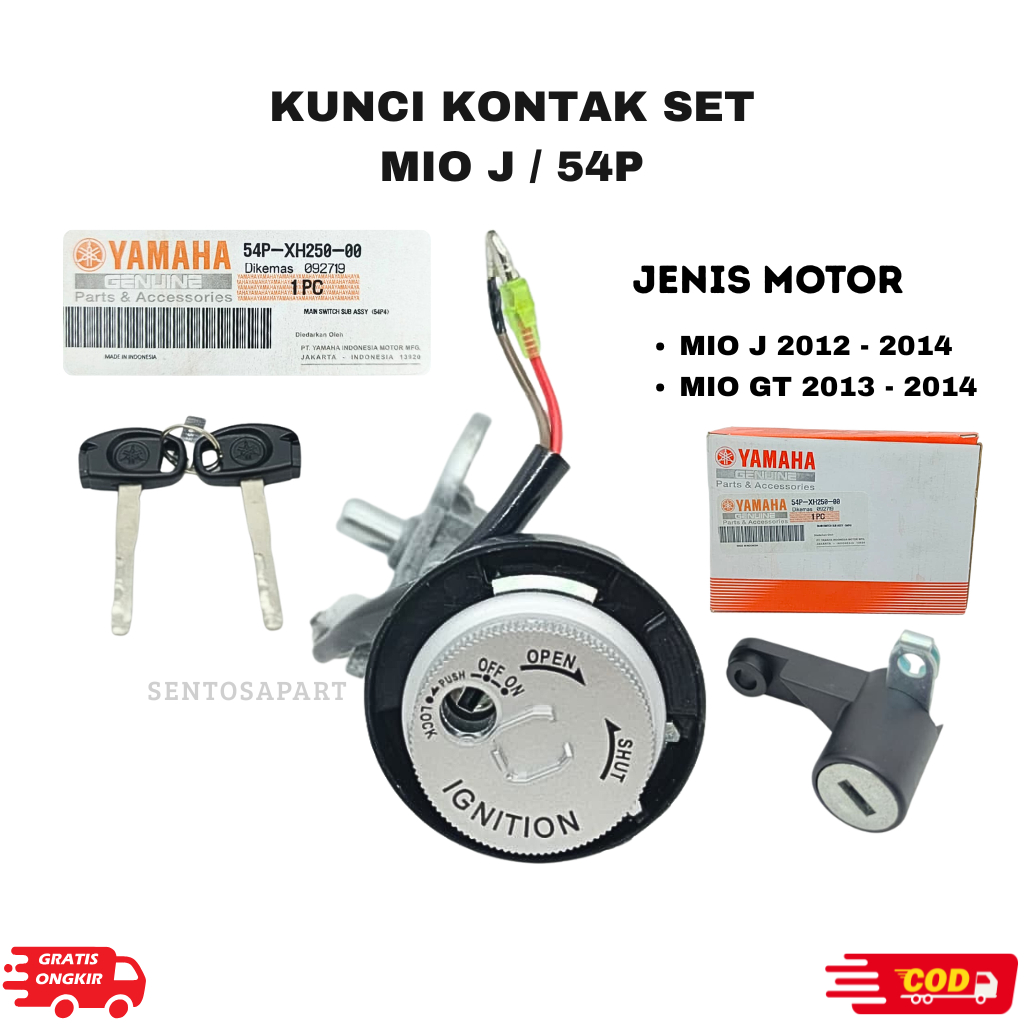 KUNCI KONTAK SET MIO J 2012-2014 / MIO GT 2013-2014