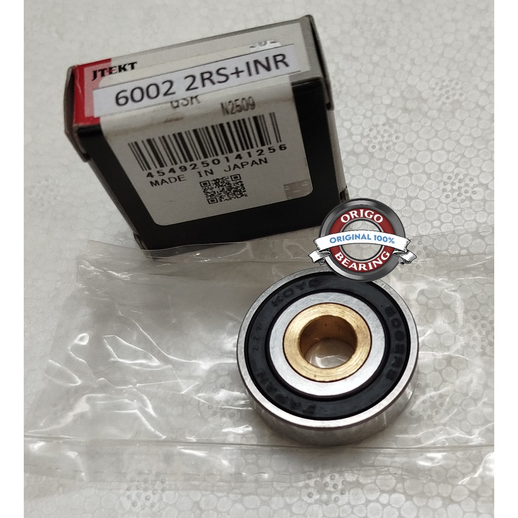 Bearing CVT Beat Vario Scoopy Spacy Genio ADV PCX Laher KOYO 6002 10mm Bosh Kuningan Bearing KOYO 60