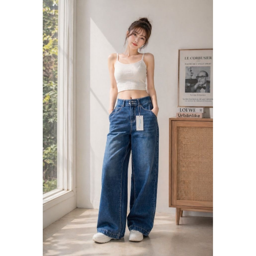 Celana Jeans HW Skena Panjang wiscer