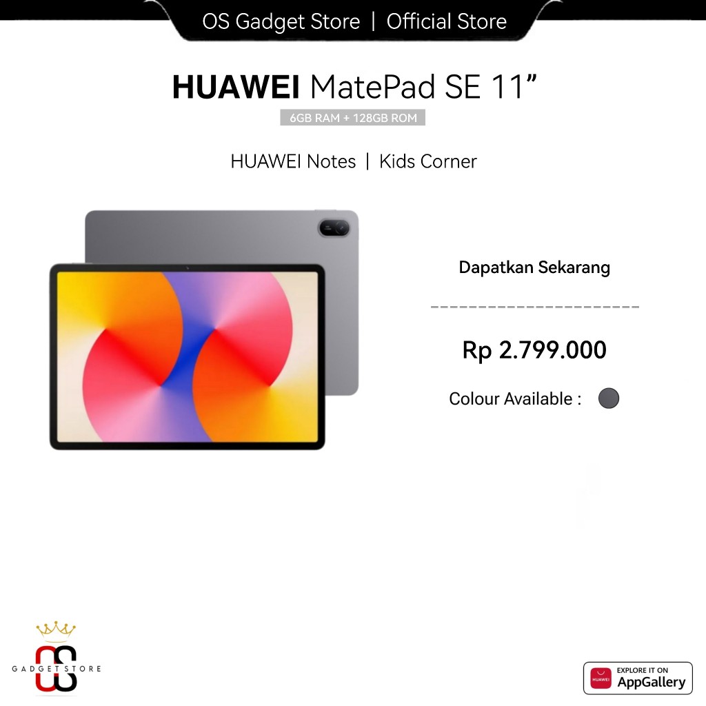 HUAWEI MatePad SE 11” [ 6GB RAM or 8GB RAM + 128GB ROM ]